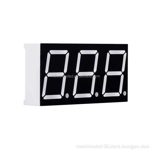 Factory FND 0.56 Inch 3 Digit RGB 7 Segment Display DIP LED Panel
